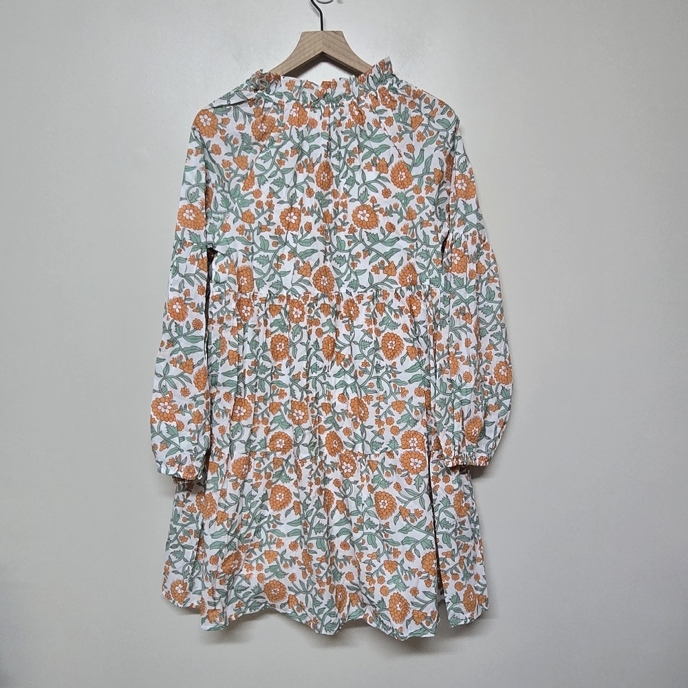 Victoria Dunn Womens Floral Knee Length Dress Sz L Spring Boho NWT - Picture 8 of 8
